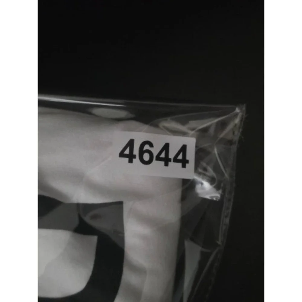 UNDRST8ED Mens DAL Texas 214 Graphic‎ T-Shirt White Medium Longline Curved Hem